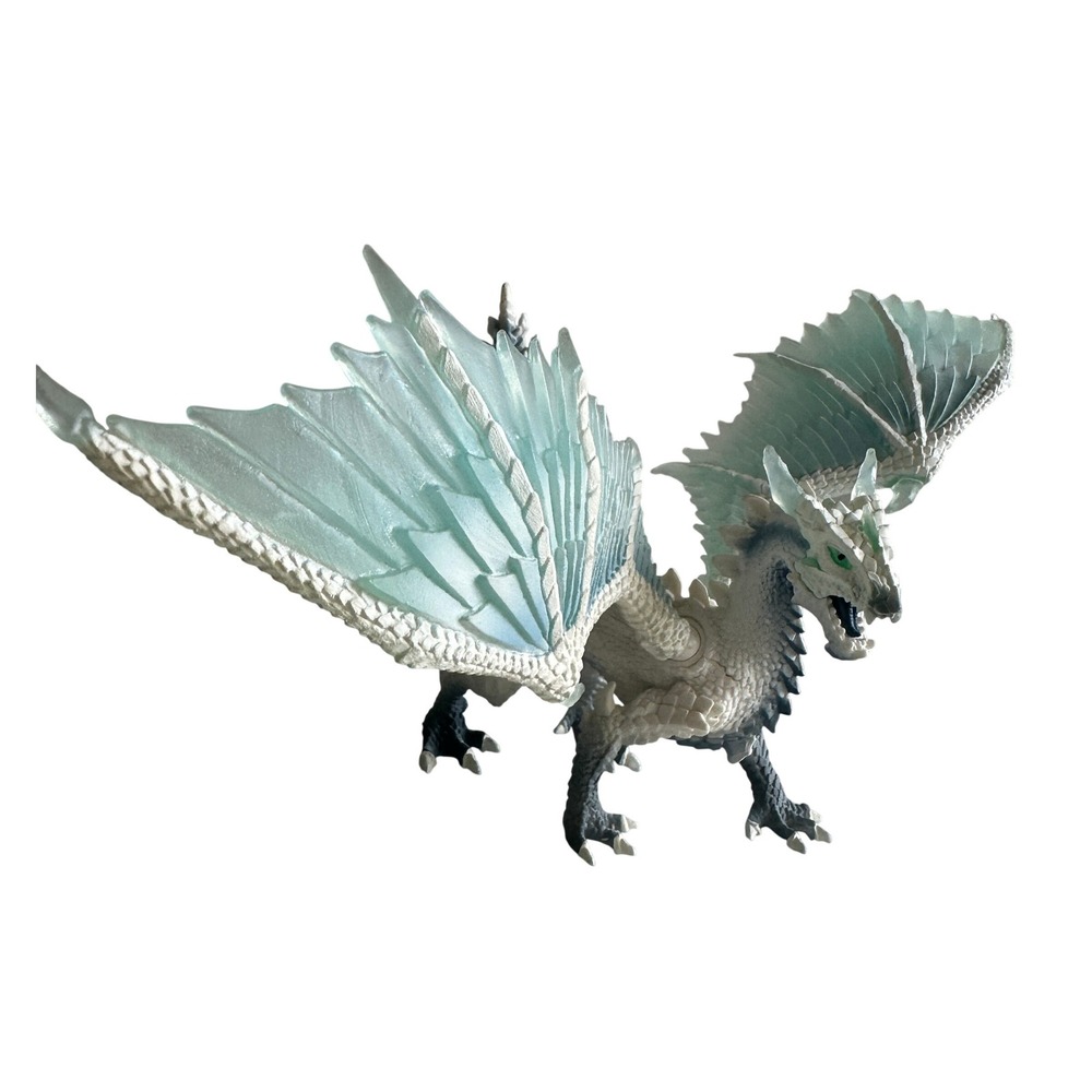 Schleich Eldrador Ice Dragon Figure White Blue Translucent Wings 70139